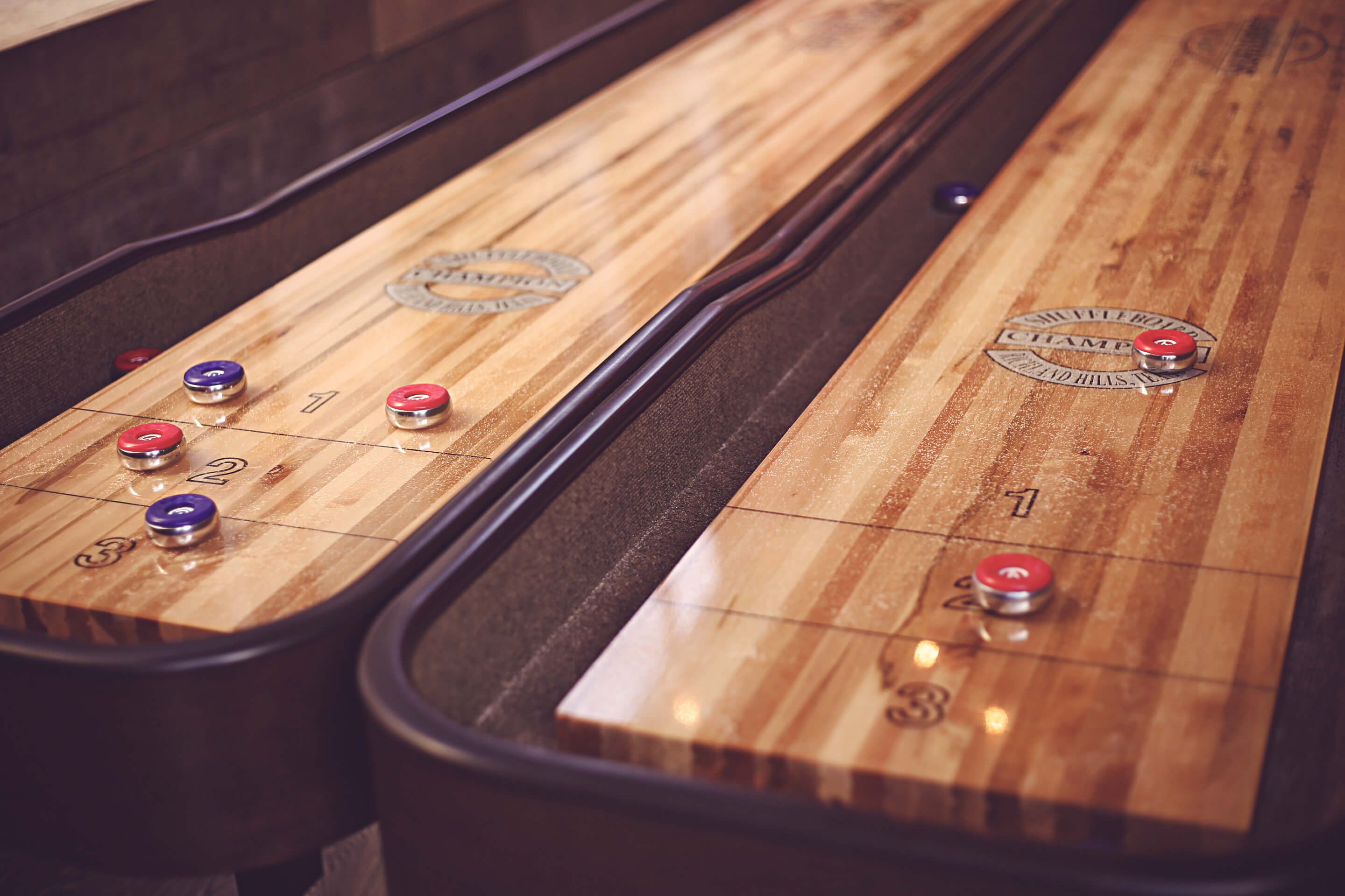 Shuffleboards at Trickle.